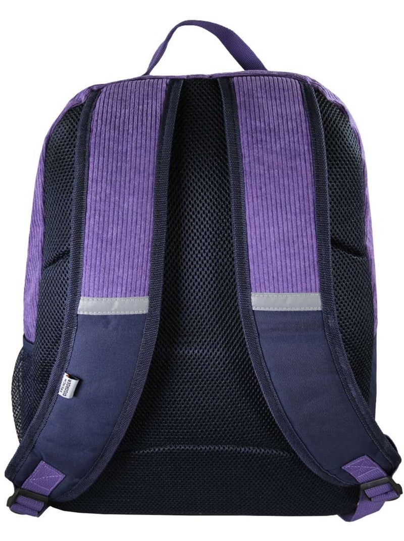 Mochila – french disorder 2 compartimentos – 42 cm – cmp Violeta - Kiabi
