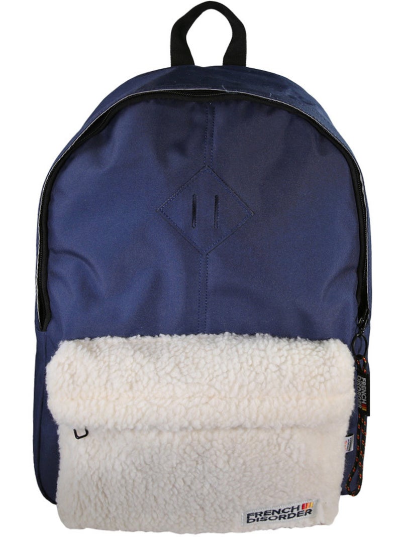 Mochila – french disorder forma borne – 42 cm – cmp Azul Blanco - Kiabi