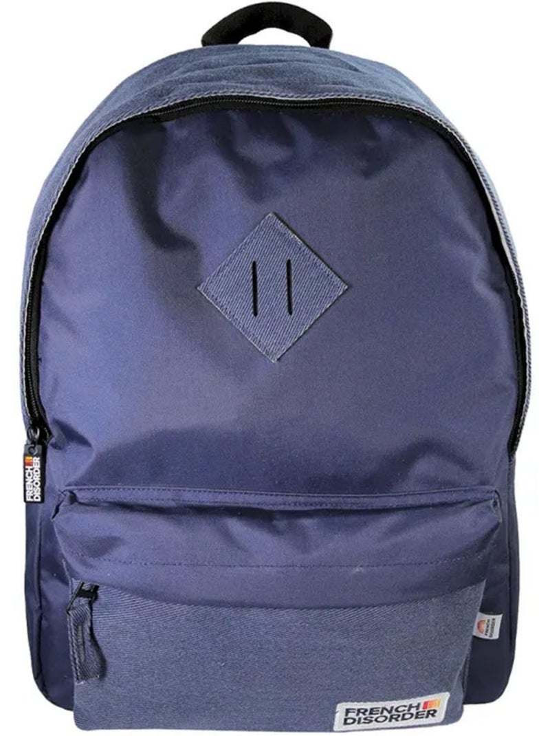 Mochila – french disorder forma borne – 42 cm – cmp Azul marino - Kiabi