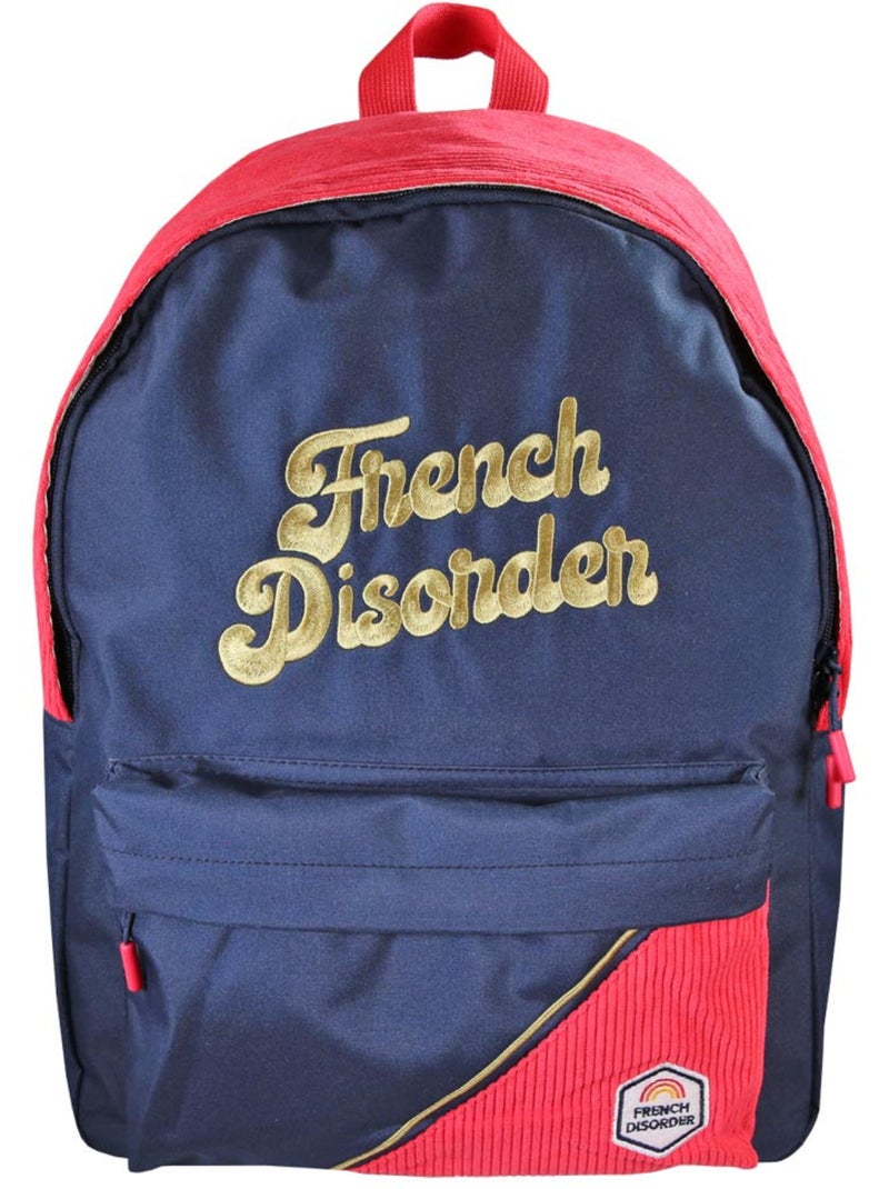 Mochila – french disorder forma borne – 42 cm – cmp Rojo - Kiabi