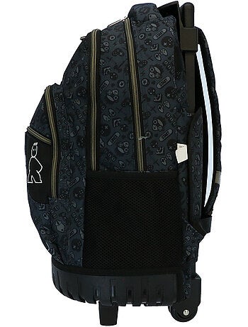 Mochila gaming con ruedas cmp 4 ruedas 46 cm cremalleras doradas