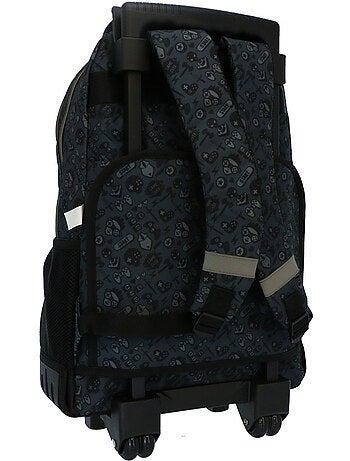 Mochila gaming con ruedas cmp 4 ruedas 46 cm cremalleras doradas