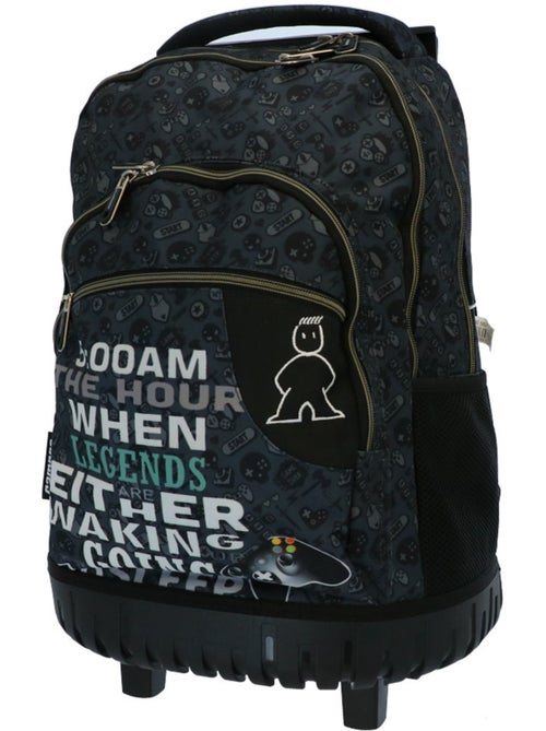 Mochila gaming con ruedas cmp 4 ruedas 46 cm cremalleras doradas - Kiabi Mochila gaming con ruedas cmp 4 ruedas 46 cm cremalleras doradas - Kiabi
