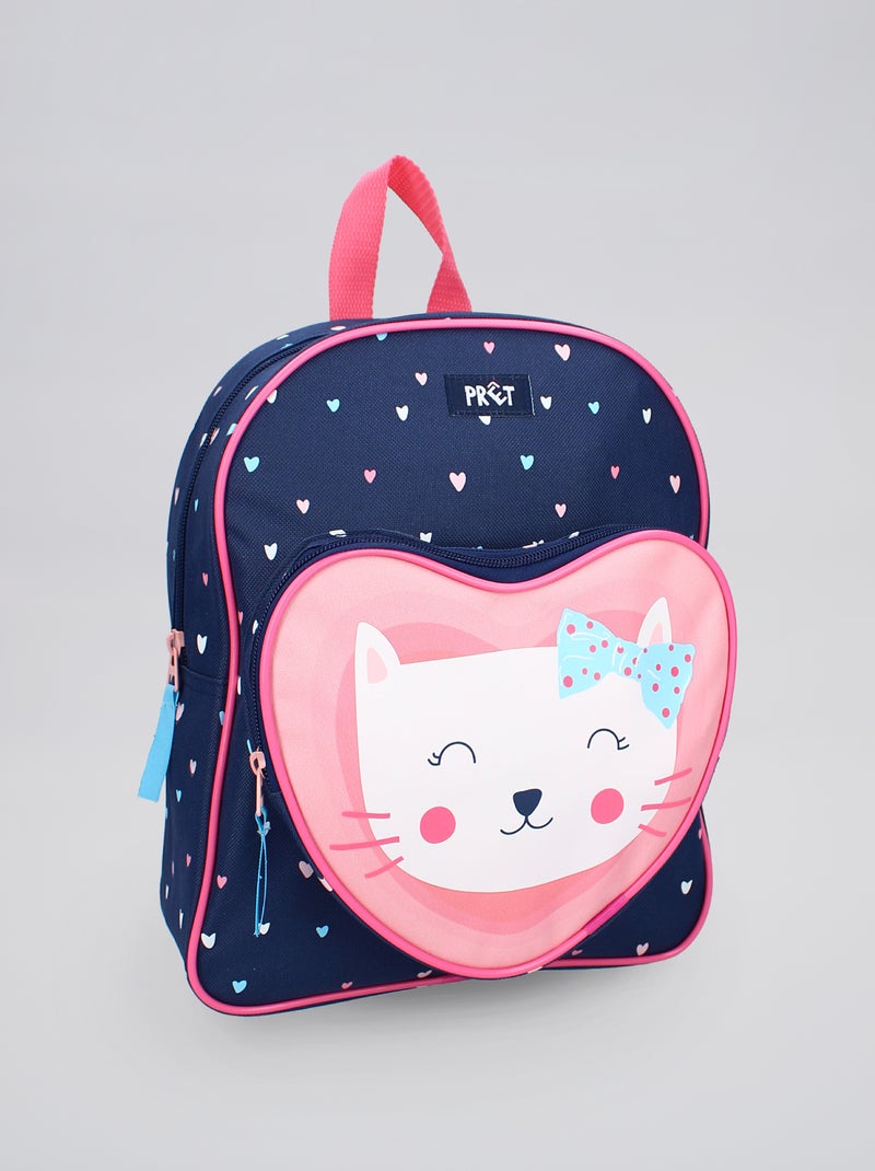 Mochila 'gato' azul navy - Kiabi
