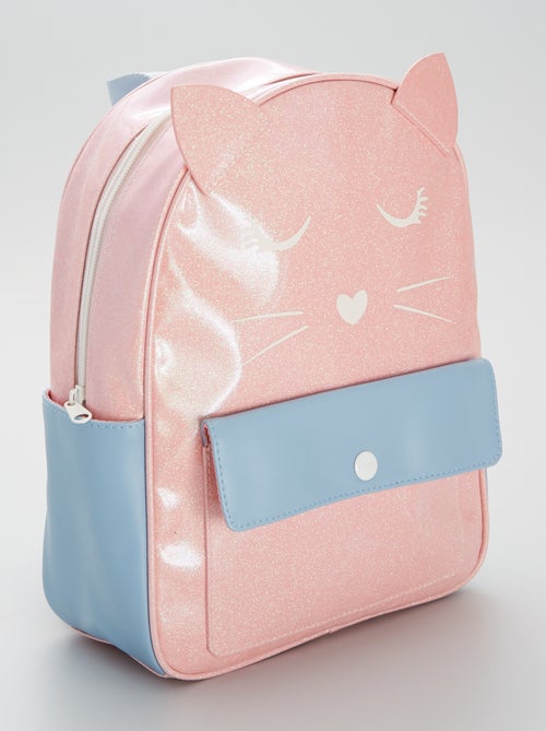 Mochila 'gato' con brillos - Kiabi