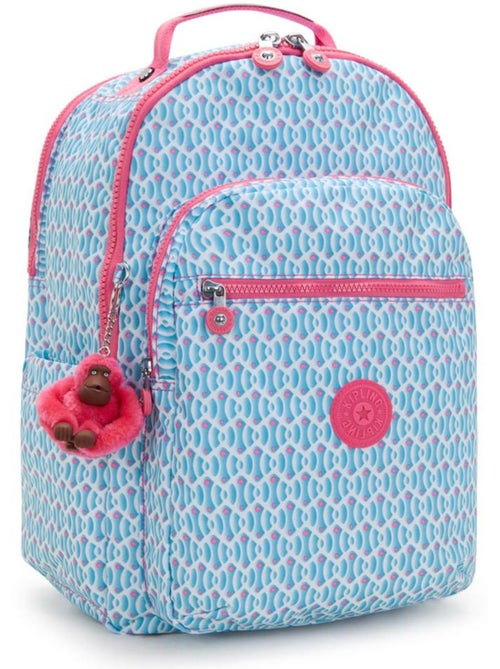 Mochila grande kipling seoul college dreamy geo – 32 l - Kiabi Mochila grande kipling seoul college dreamy geo – 32 l - Kiabi