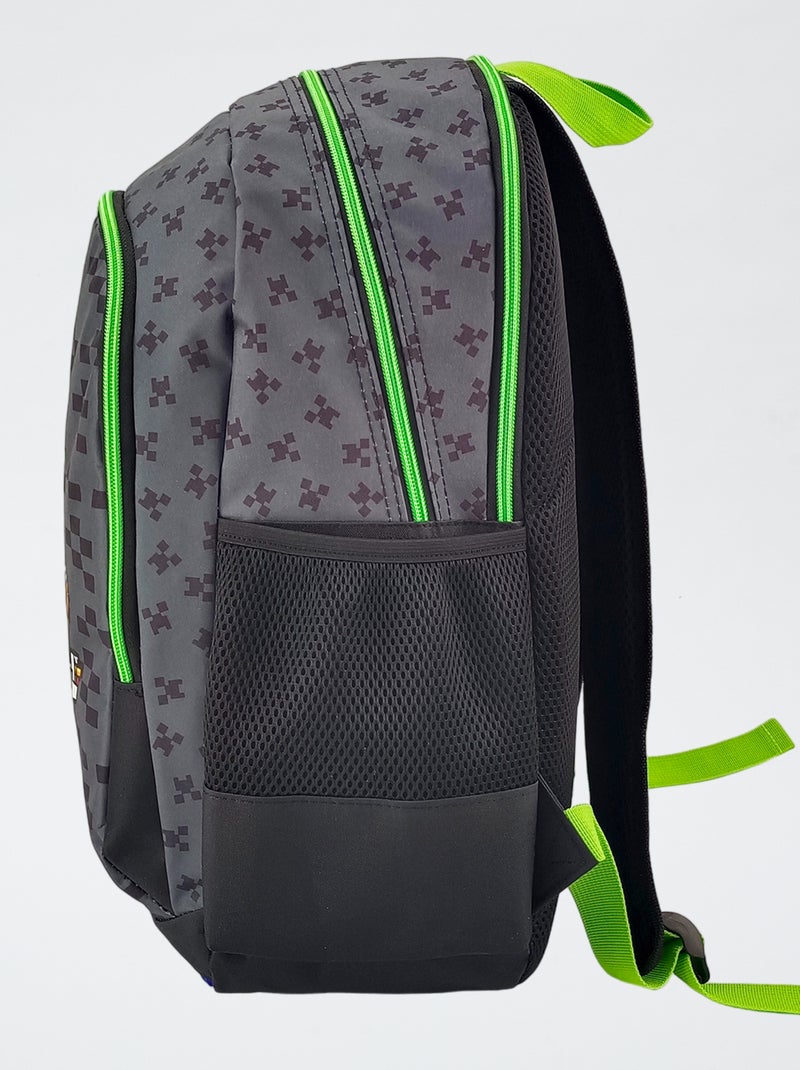 Mochila grande 'Minecraft' Negro - Kiabi