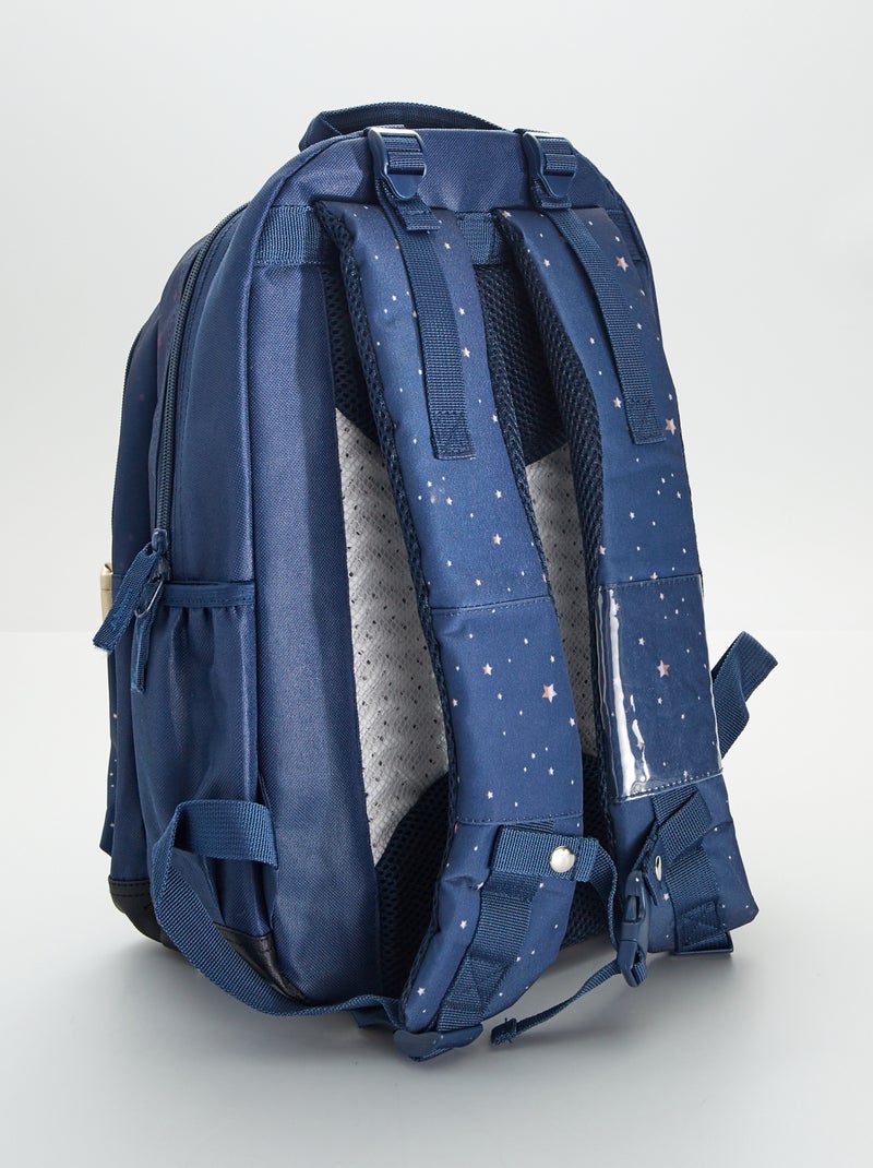 Mochila grande 'unicornio' azul - Kiabi