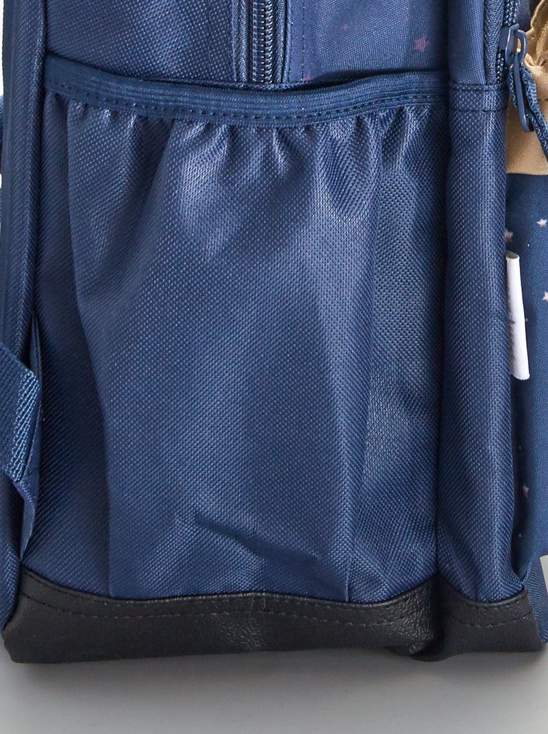 Mochila grande 'unicornio' azul - Kiabi