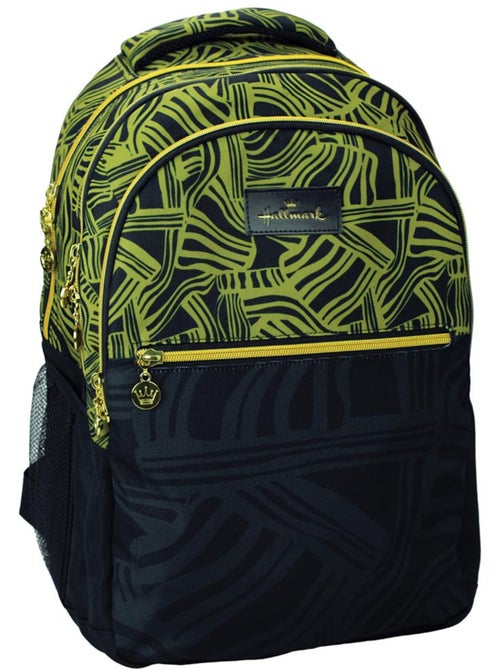 Mochila hallmark golden de tejido estampado 2 compartimentos - Kiabi