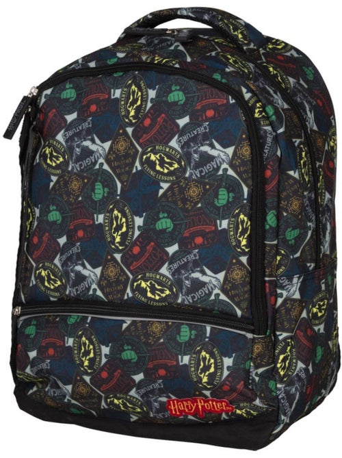 Mochila harry potter color block multicolor 42 cm 2 compartimentos con cremallera - Kiabi Mochila harry potter color block multicolor 42 cm 2 compartimentos con cremallera - Kiabi