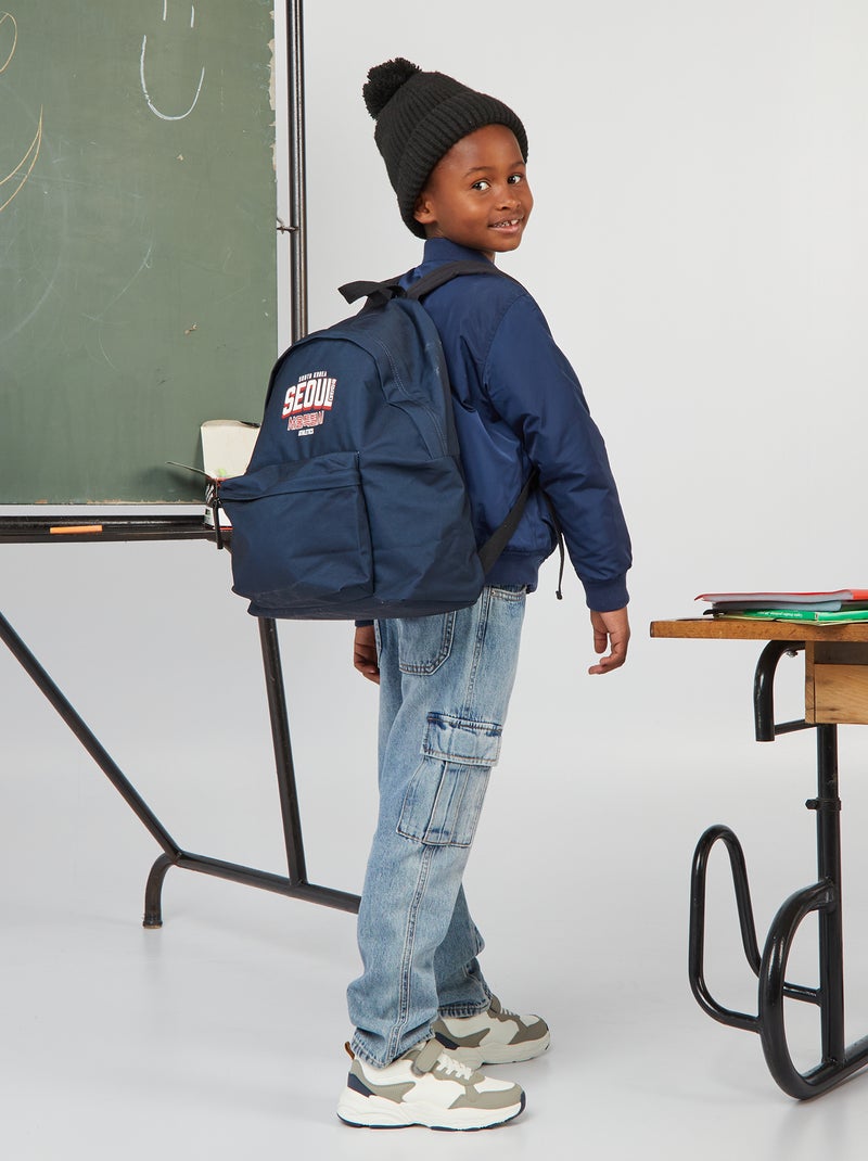 Mochila impermeable 'Seúl' AZUL - Kiabi