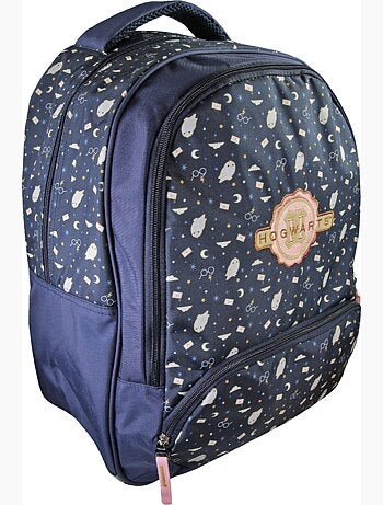 Mochila infantil 2 compartimentos HARRY POTTER azul noche