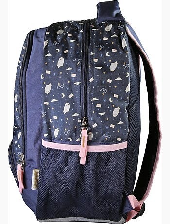 Mochila infantil 2 compartimentos HARRY POTTER azul noche