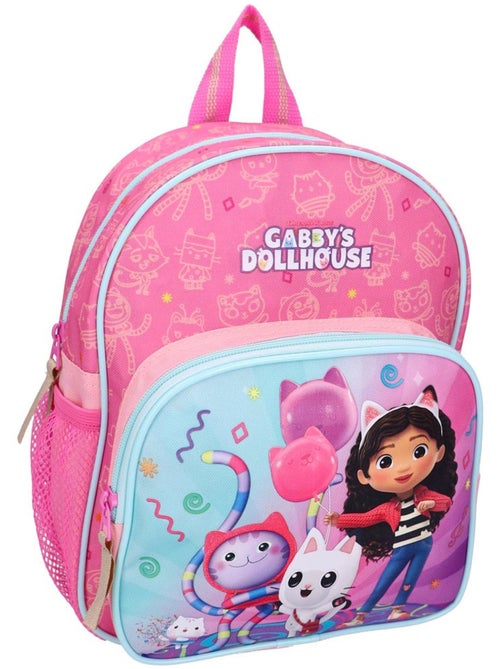 Mochila infantil 29 cm 'la casa de muñecas de gabby' con cremallera 2 bolsillos - Kiabi