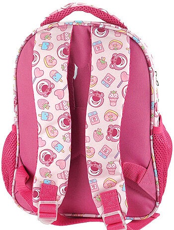 Mochila infantil 30 cm toy story lotso con llavero
