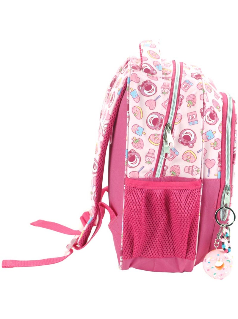 Mochila infantil 30 cm toy story lotso con llavero Rosa - Kiabi