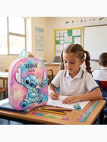 Mochila infantil 3D Stitch Simply Special Aloha 795-00307