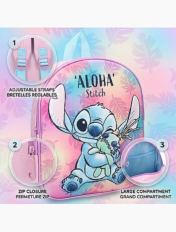 Mochila infantil 3D Stitch Simply Special Aloha 795-00307