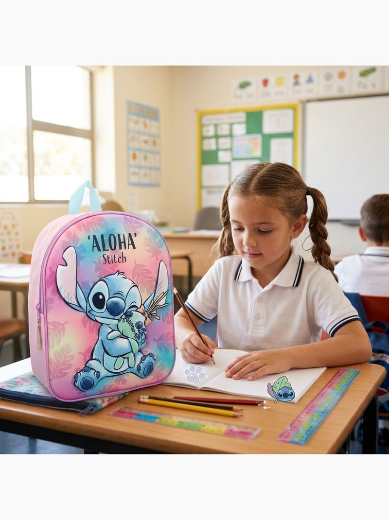 Mochila infantil 3D Stitch Simply Special Aloha 795-00307 Rosa - Kiabi