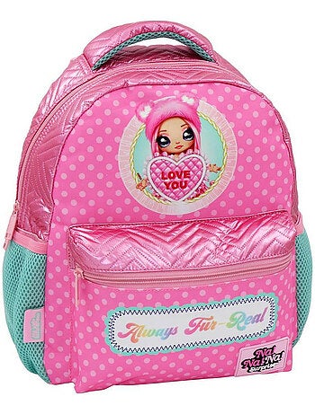 Mochila infantil acolchada con purpurina nanana