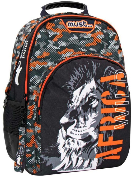 Mochila infantil animal planet con estampado de león de poliéster - Kiabi