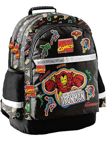 Mochila infantil avengers marvel de tejido sintético estampado