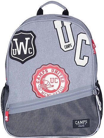 Mochila infantil camps 42 cm - 2 compartimentos y bolsillo delantero con cremallera