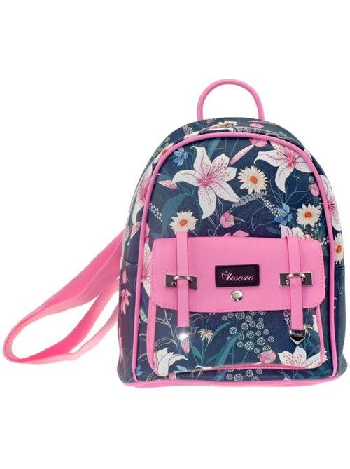 Mochila infantil cmp tesoro 25 cm floral azul marino oscuro negro - Kiabi Mochila infantil cmp tesoro 25 cm floral azul marino oscuro negro - Kiabi