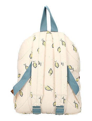 Mochila infantil color crudo, limones - Kidzroom