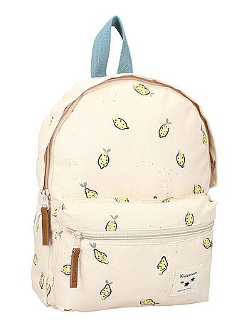 Mochila infantil color crudo, limones | Kidzroom