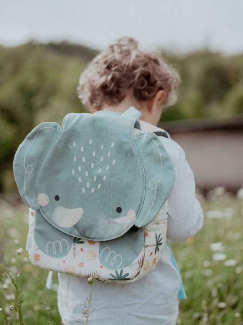 Mochila infantil con animales para guardería y preescolar | Sassi Junior Azul - Kiabi