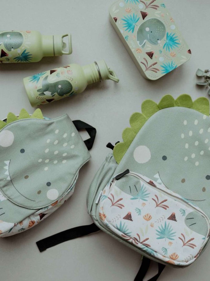 Mochila infantil con animales para guardería y preescolar | Sassi Junior Verde - Kiabi