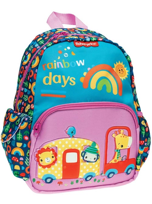 Mochila infantil con estampado arcoíris de tejido sintético fisher-price - Kiabi