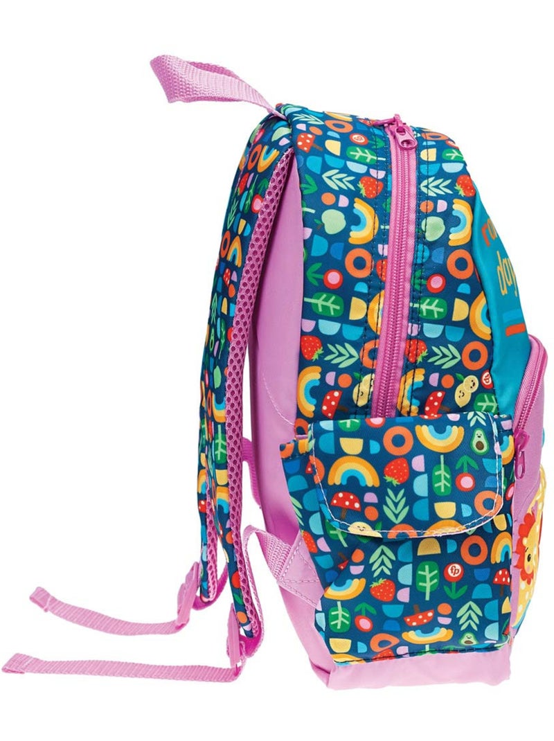 Mochila infantil con estampado arcoíris de tejido sintético fisher-price Azul Rosa claro Gris - Kiabi