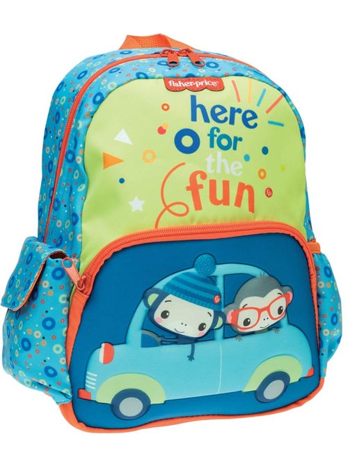 Mochila infantil con motivo de mono en tejido sintético fisher-price - Kiabi Mochila infantil con motivo de mono en tejido sintético fisher-price - Kiabi