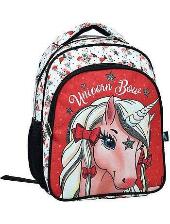 Mochila infantil con motivo de unicornio 30 cm