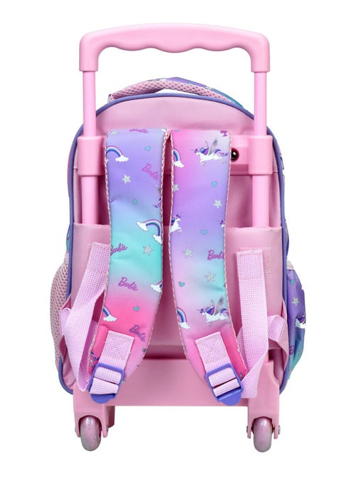 Mochila infantil con ruedas - unicornio barbie - compacta - Kiabi