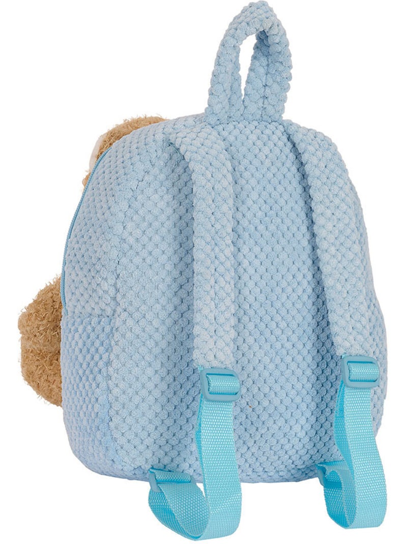 Mochila infantil de peluche con osito extraíble safta Azul - Kiabi