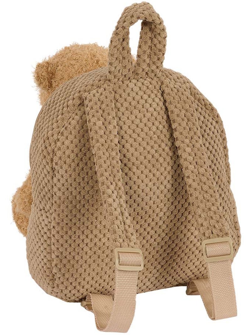 Mochila infantil de peluche con osito extraíble safta Azul - Kiabi