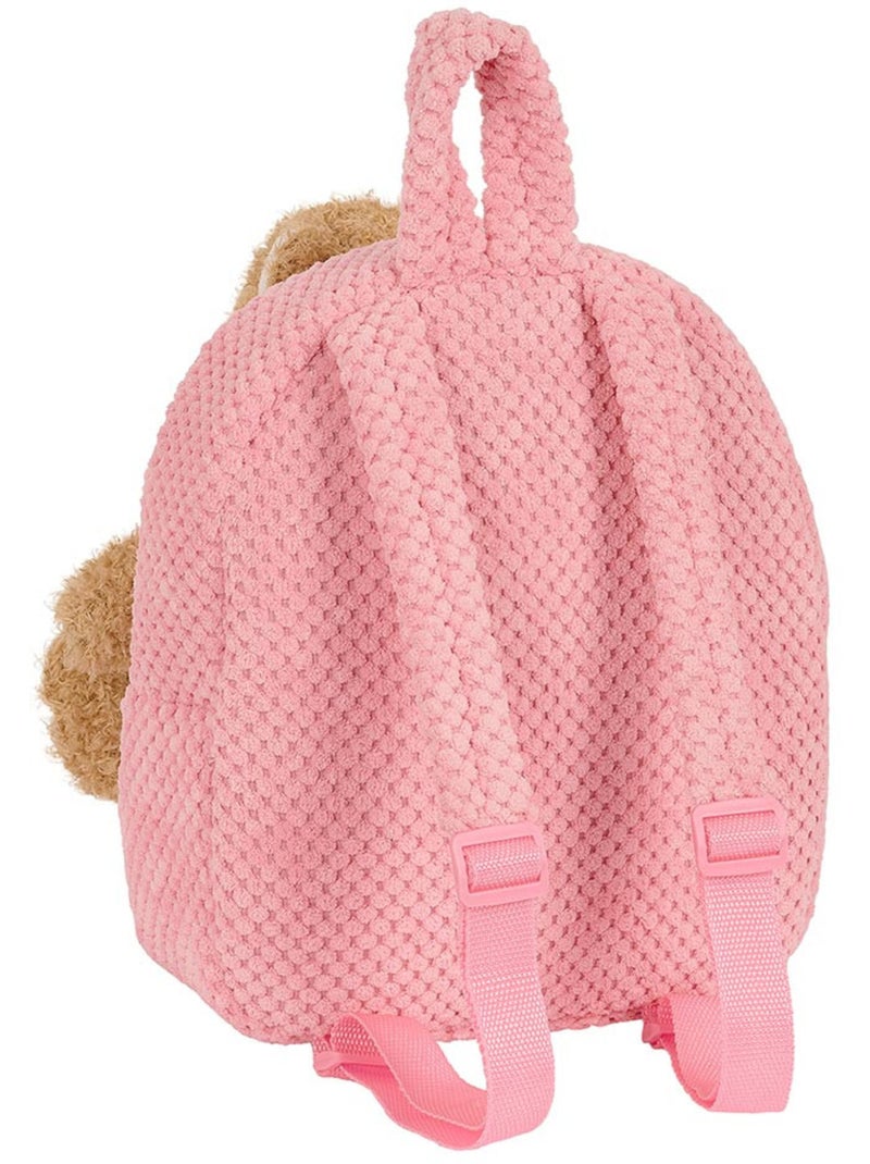 Mochila infantil de peluche con osito extraíble safta Azul - Kiabi
