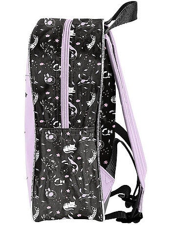 Mochila infantil de poliéster estampado gato 3d meow