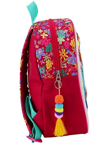 Mochila infantil disney encanto estampado flores 3d