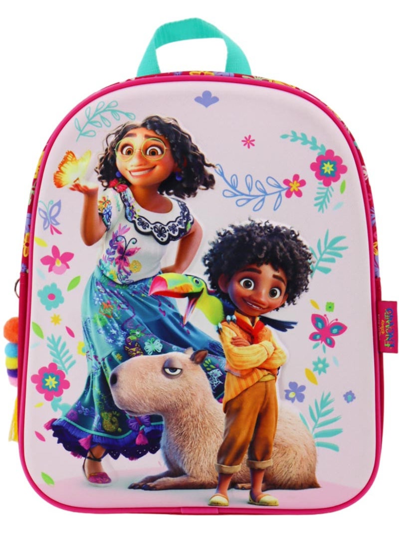 Mochila infantil disney encanto estampado flores 3d Blanco Rosa claro Gris - Kiabi