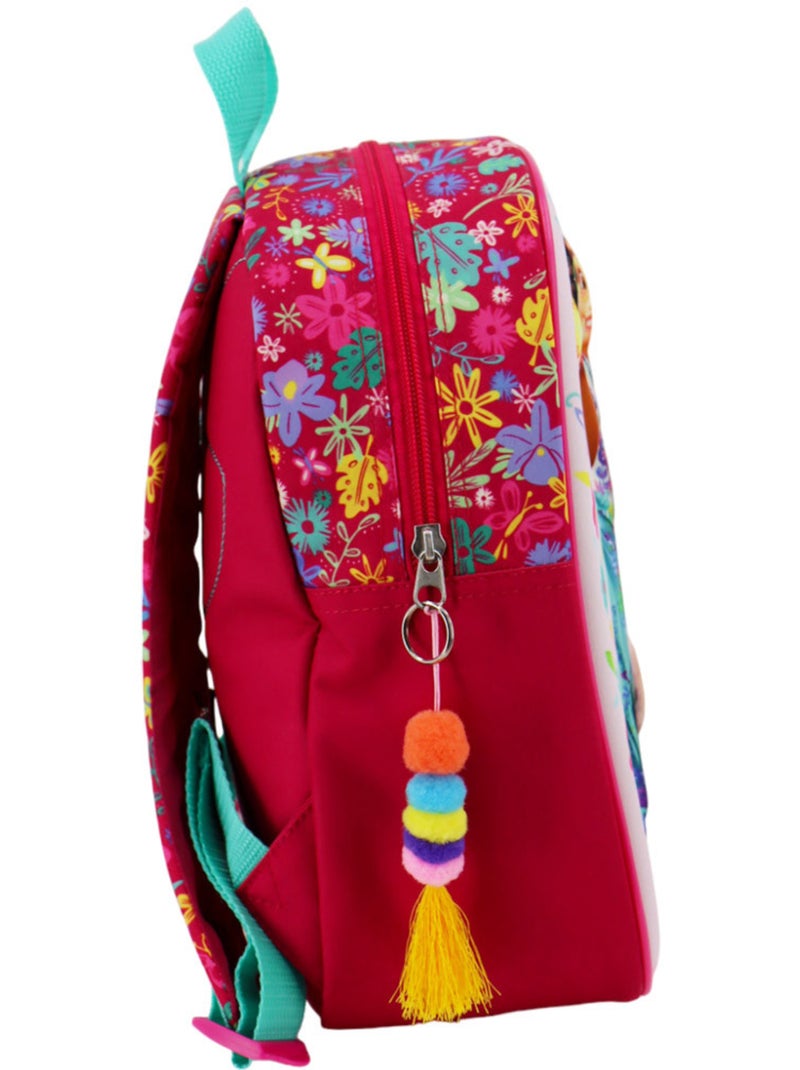 Mochila infantil disney encanto estampado flores 3d Blanco Rosa claro Gris - Kiabi
