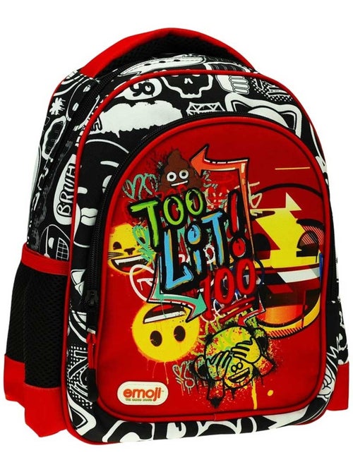 Mochila infantil emoji con espalda acolchada 30 cm - Kiabi Mochila infantil emoji con espalda acolchada 30 cm - Kiabi