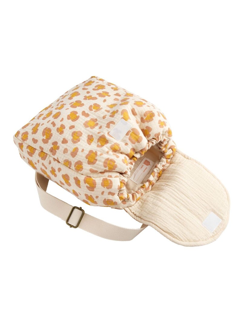 Mochila infantil en gasa de algodón - SAUTHON Beige/Rosa - Kiabi
