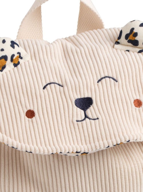 Mochila infantil en pana con - SAUTHON - Kiabi Mochila infantil en pana con - SAUTHON - Kiabi