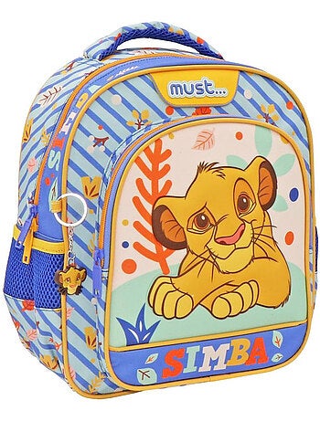 Mochila infantil estampado simba tejido doux disney