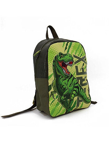 Mochila infantil estampado t-rex de tejido